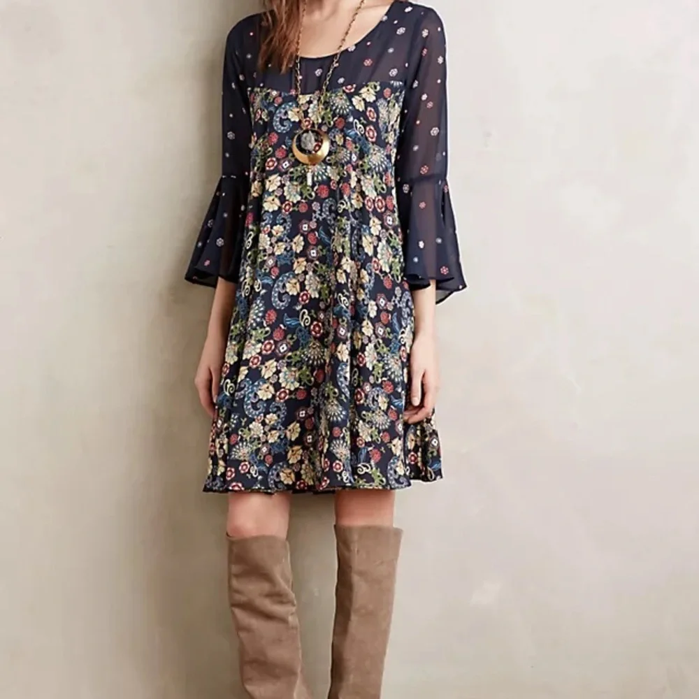 Anthropologie x Paper Crown Endora Swing Dress - Picture 2 of 6